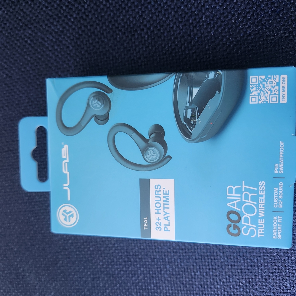 JLab Go Air Sport True Wireless Earbuds - Teal